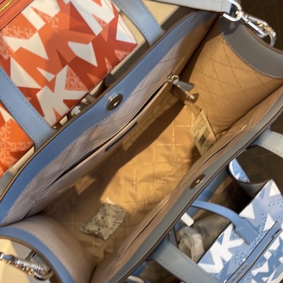 Michael Kors Kenly Large NS Tote Chambray Multi - Picture 5 of 16